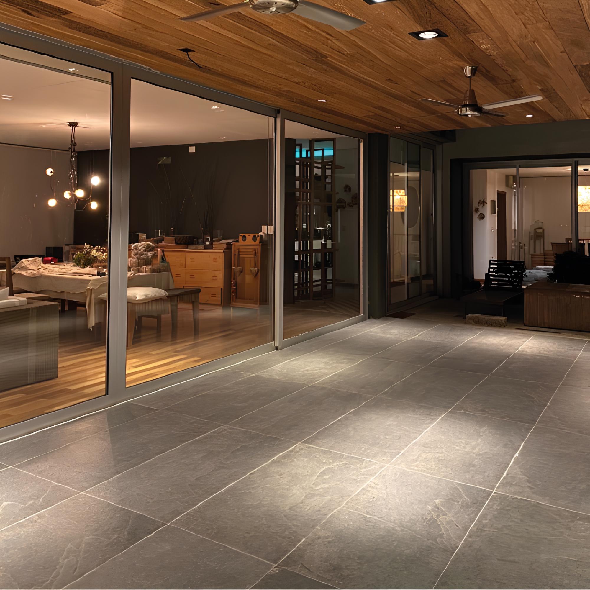 Porcelanato Rectificado Cerro Negro 58x117 Trafalgar Grafito