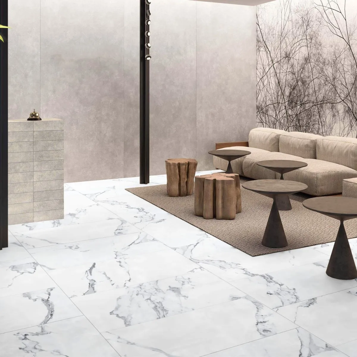 Porcelanato Ilva 45x90 Statuario