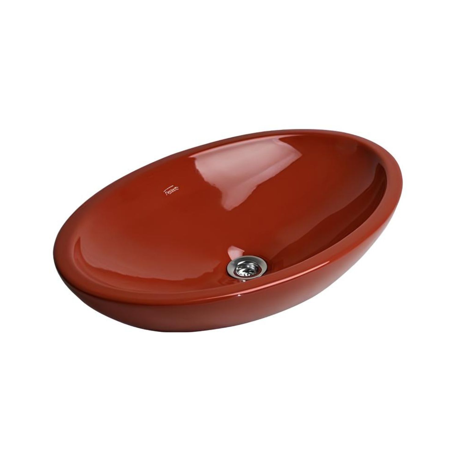 Bacha de Apoyo Para Baño Ferrum Citera Roja
