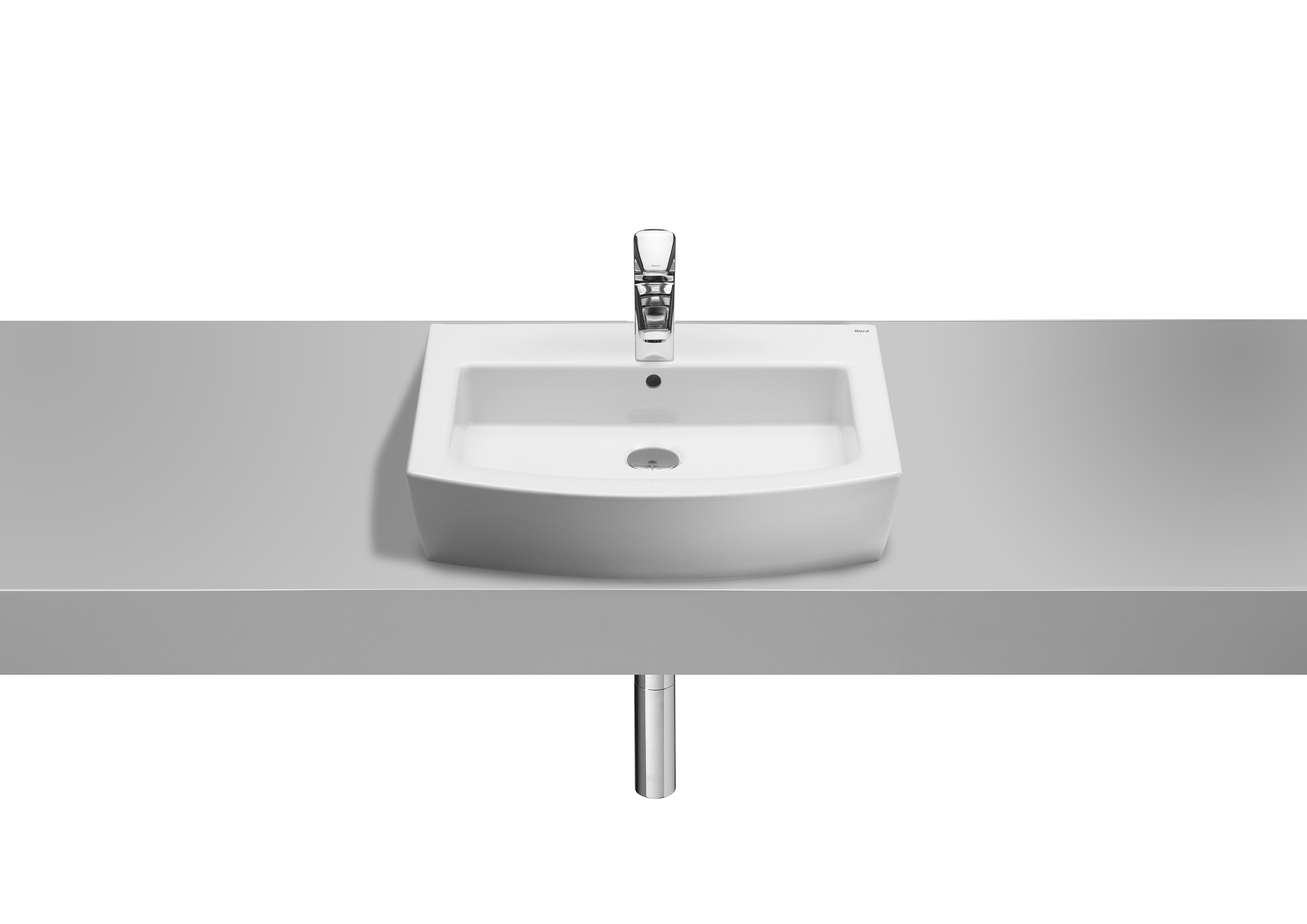Bacha de Apoyo Monocomando Para Baño Roca Hall 55 Cm