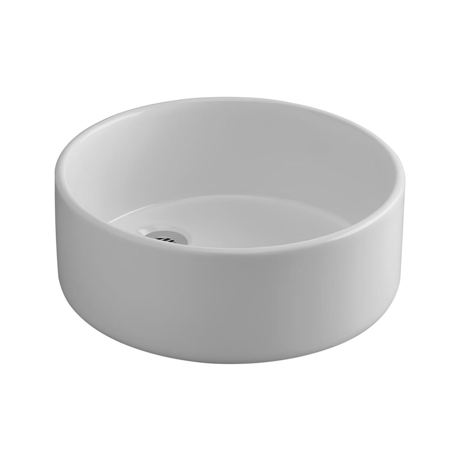 Bacha De Apoyar Ferrum Tori Redonda Blanca L244K-B