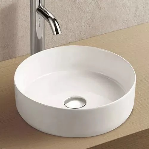 Bacha de Apoyo Para Baño Superfina Redonda