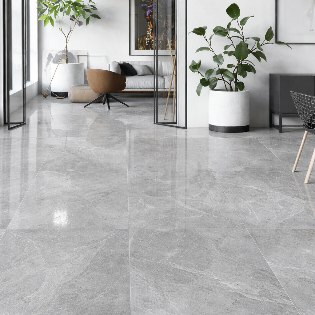 Porcelanato Brillante San Pietro 53x53 Calipso Gris