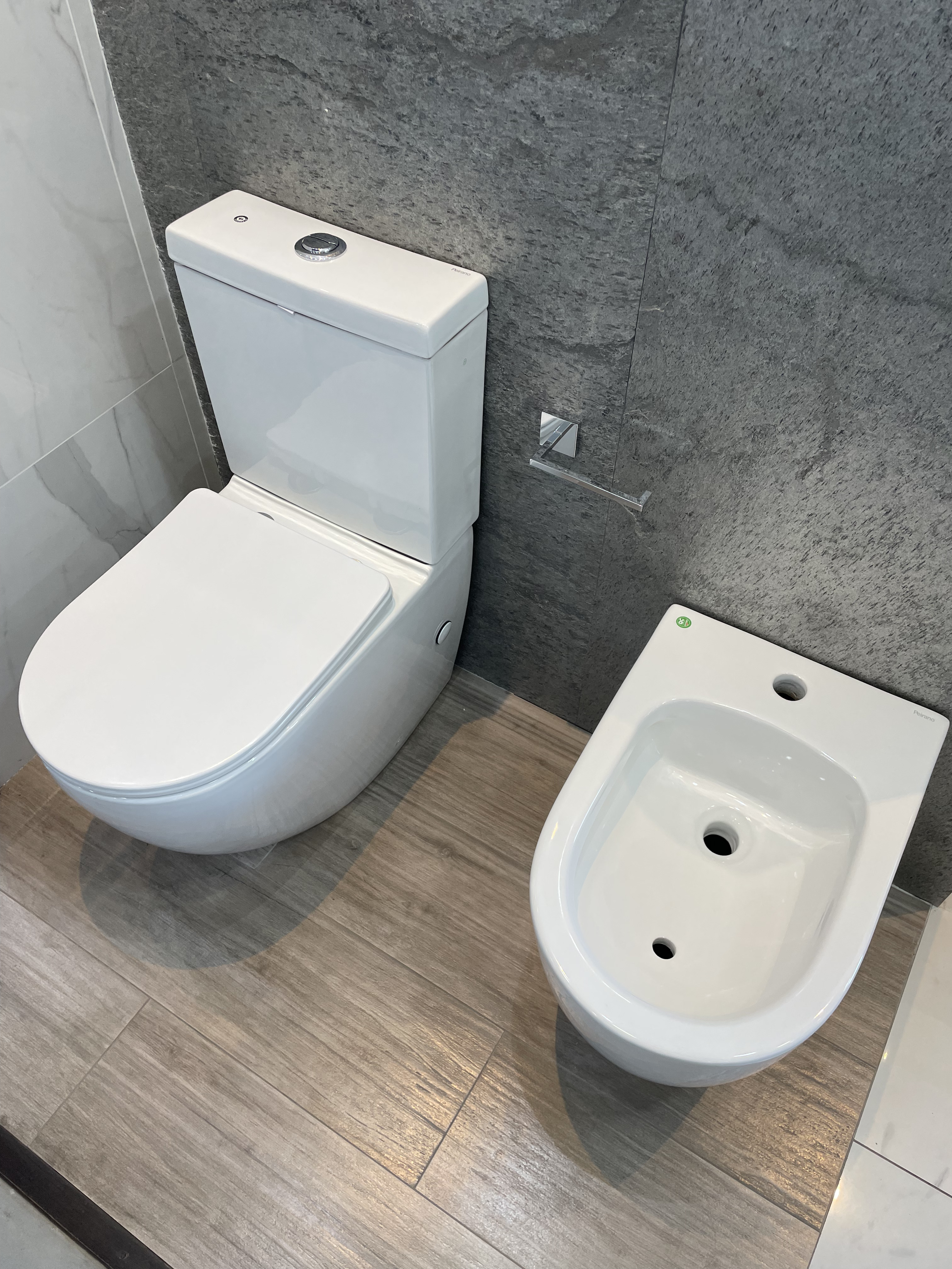 Inodoro Largo Peirano Stone white