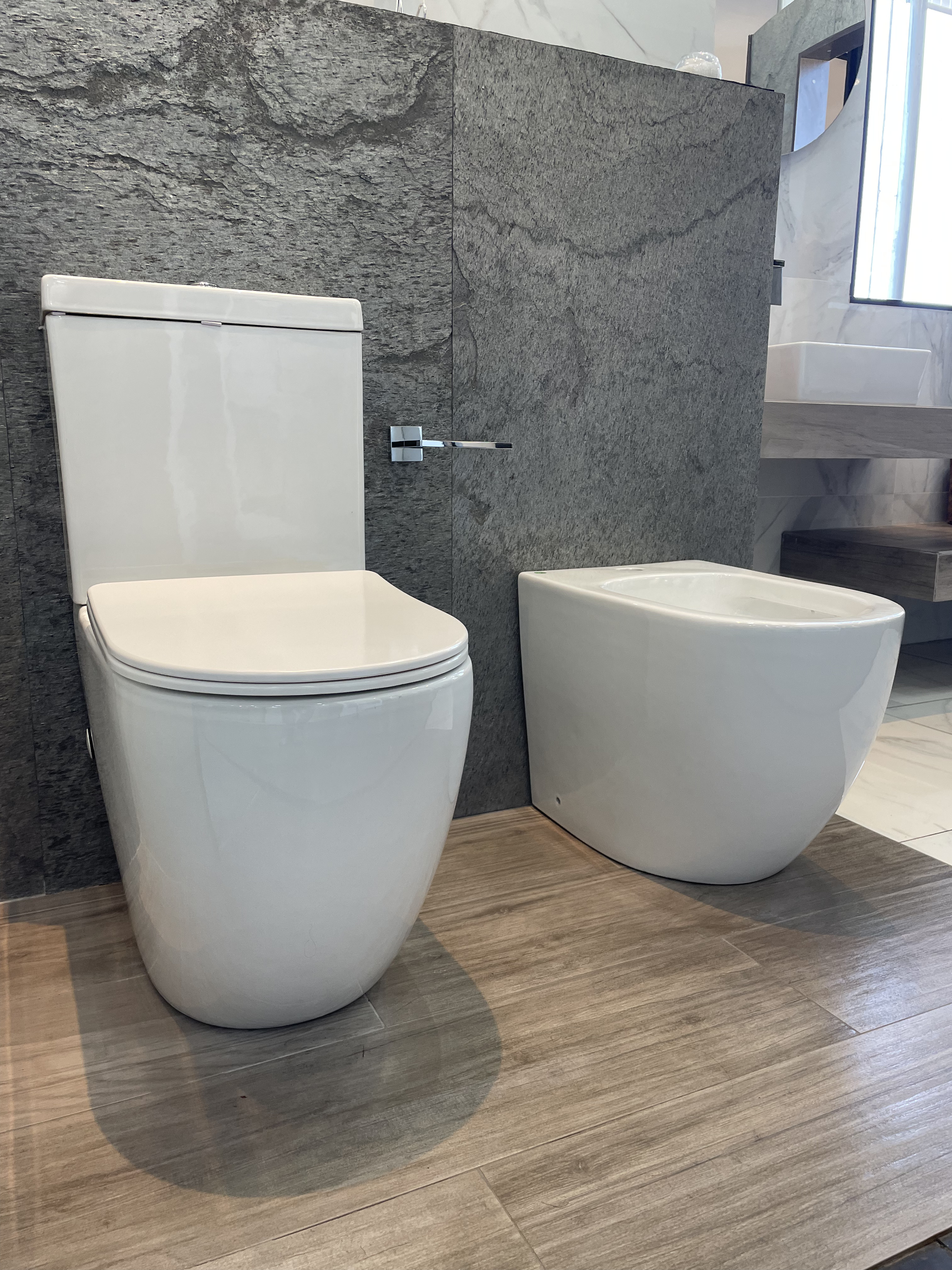 Inodoro Largo Peirano Stone white