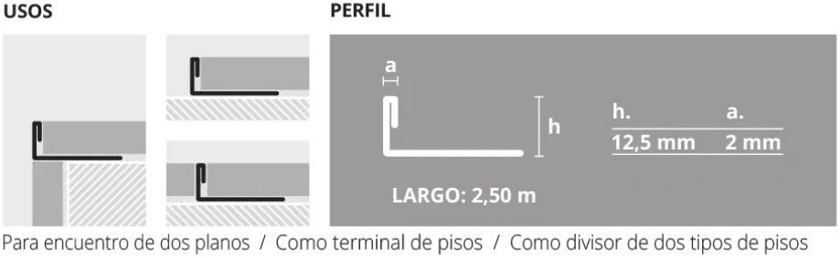 Varilla En L Atrim Acero 304 Cromado 12,5mm – 1452
