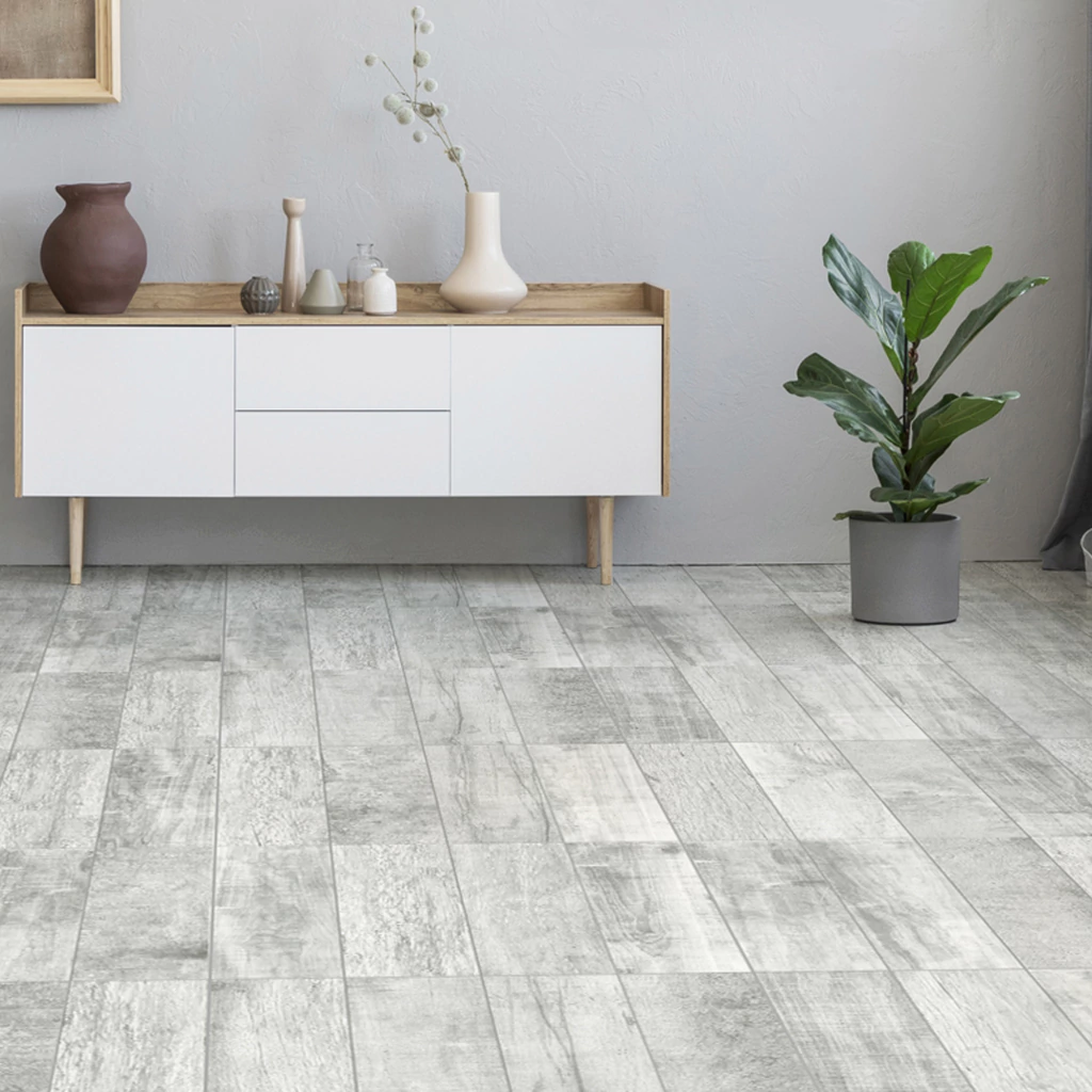 Cerámica Simil Madera Alberdi 51x51 Stage Gris