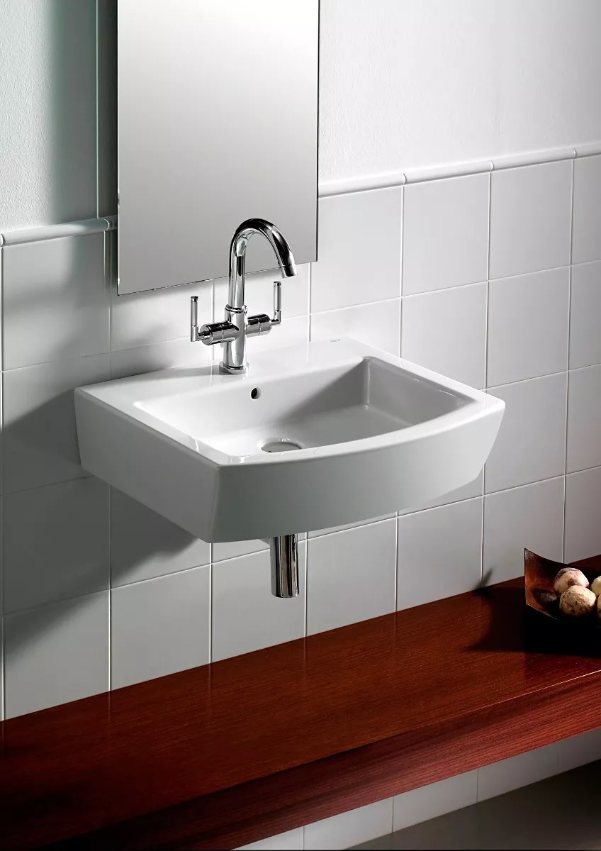 Bacha De Apoyar Roca Hall Monocomando 45 Cm