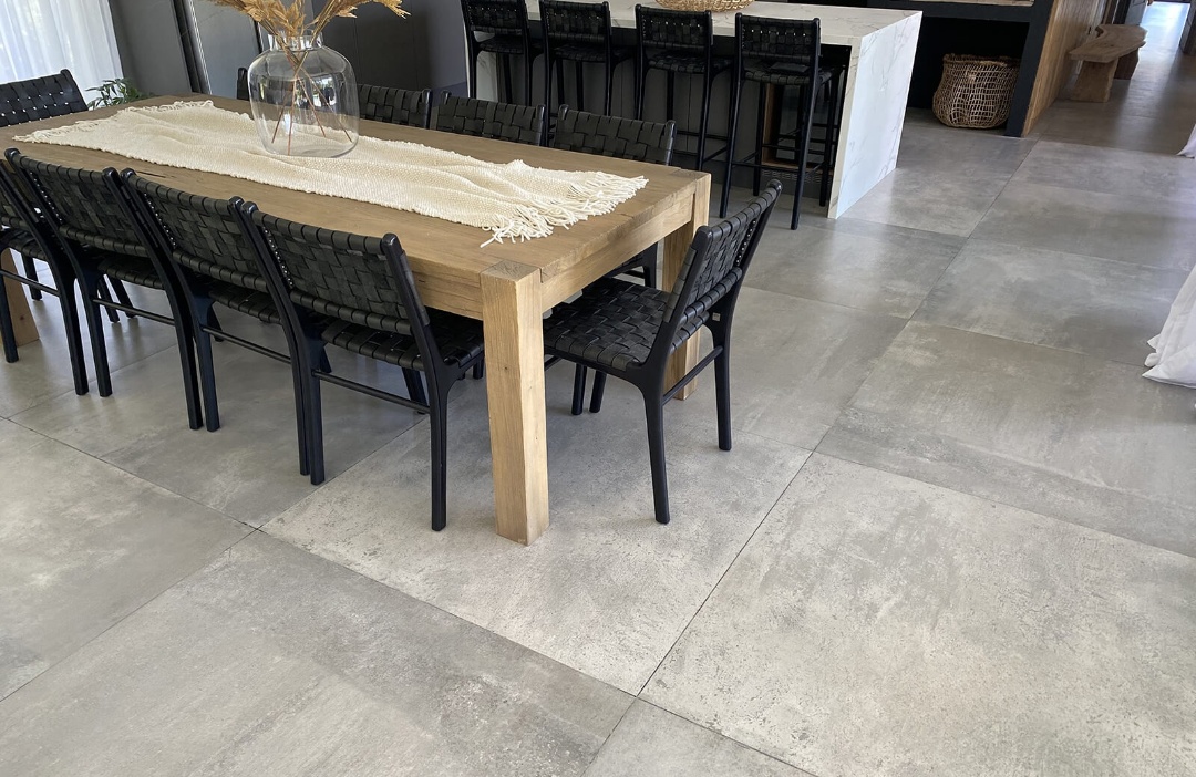 Porcelanato Simil Cemento Vite 120x120 Antico Light Grey Natural