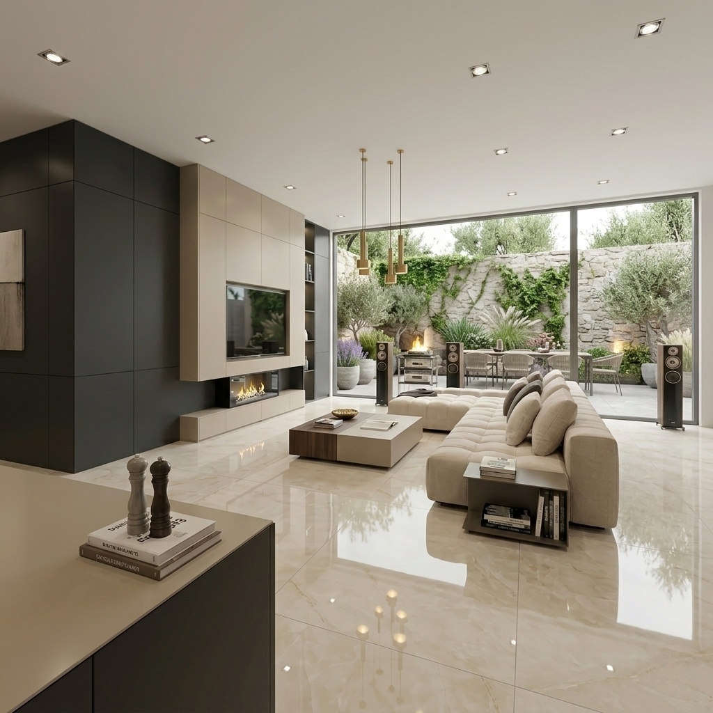 Porcelanato Pulido SPL 60x120 Goya Marfil