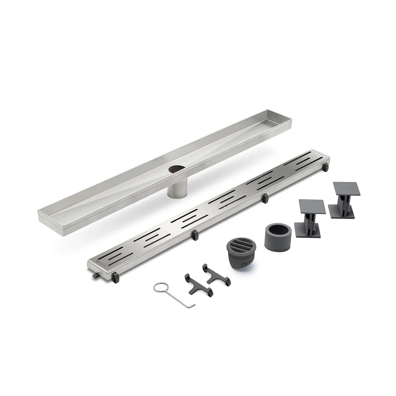 Desagüe Lineal De Acero Para Ducha Atrim Inca Mate 60 cm DA600T01
