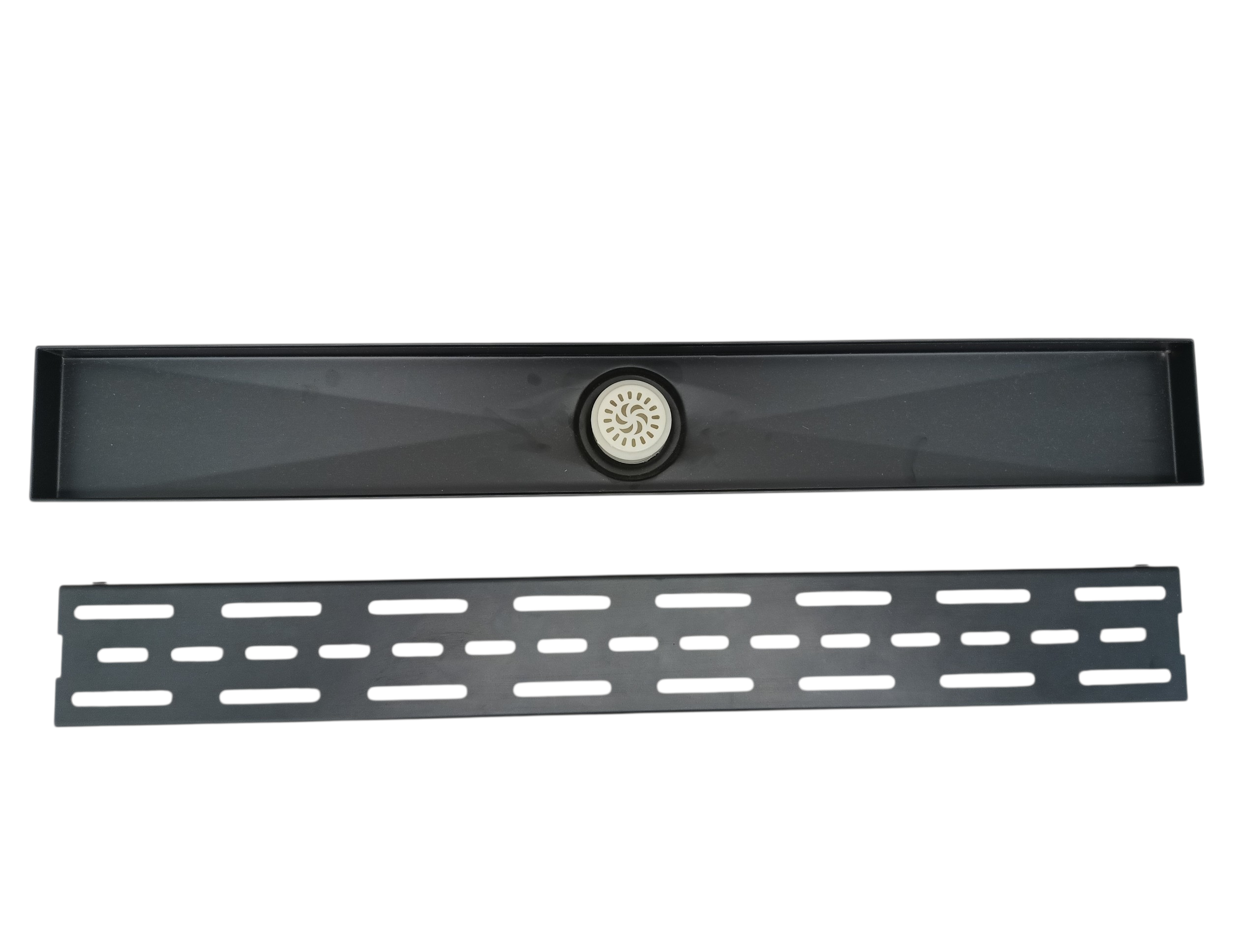 Desagüe Lineal De Acero Inoxidable Para Ducha Negro Mate 60 Cm