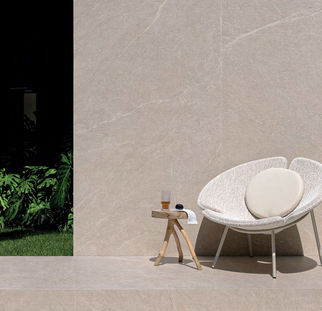 Porcelanato Natural Portobello 120x120 Apalaches Off White