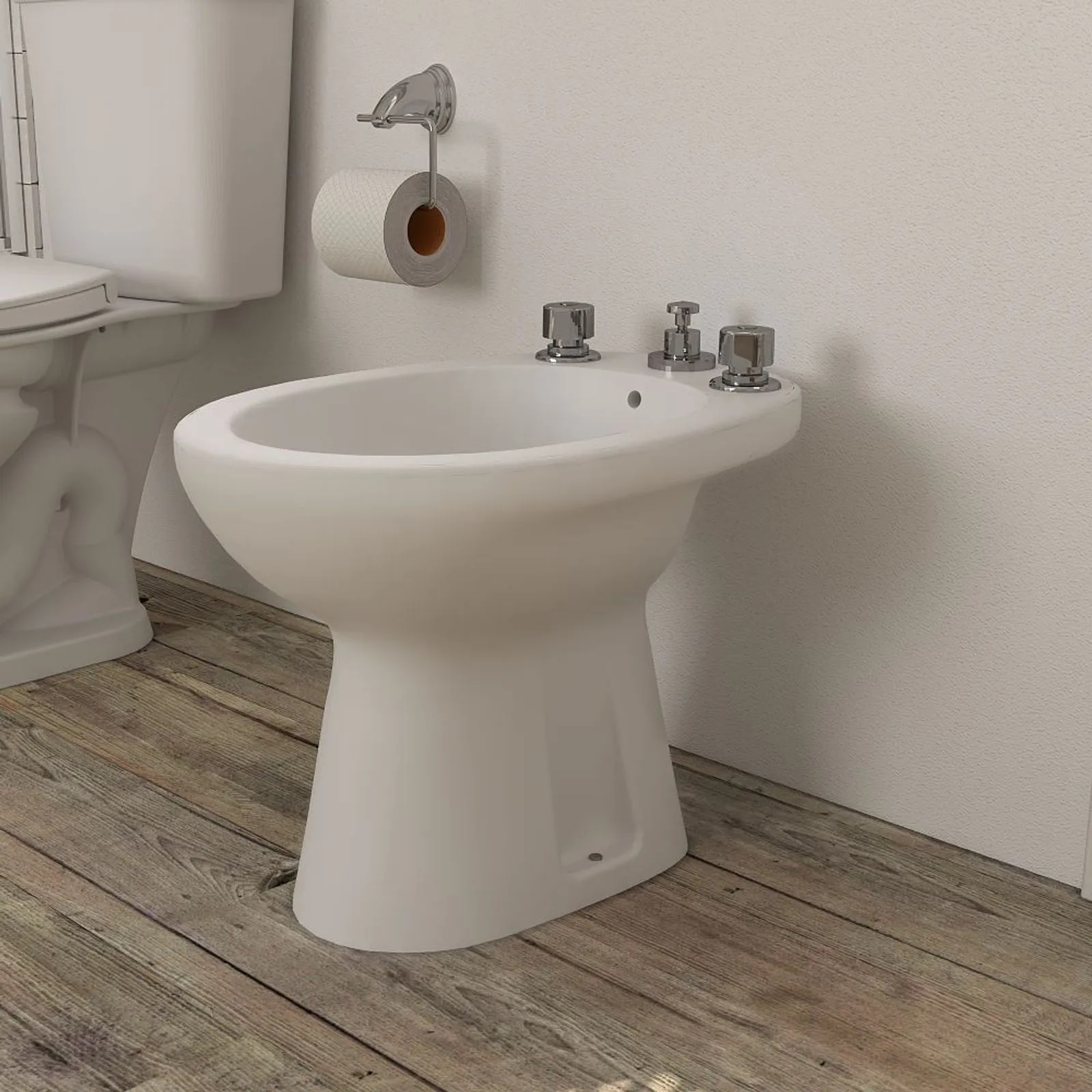Bidet Blanco Ferrum Andina 3 Agujeros