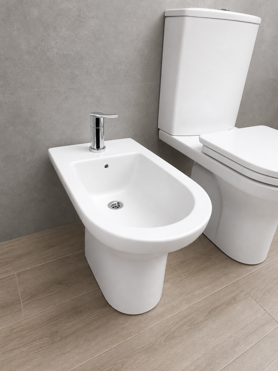Bidet Ferrum Varese De 1 Agujero Blanco