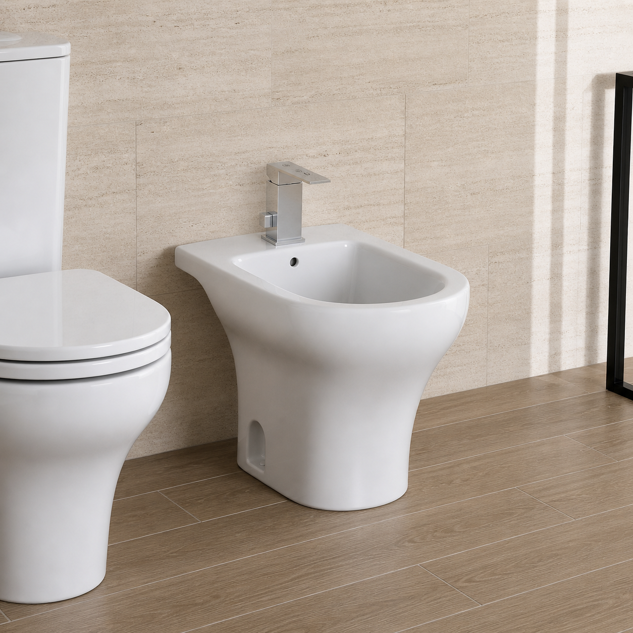 Bidet Ferrum Veneto 1 Agujero Blanco