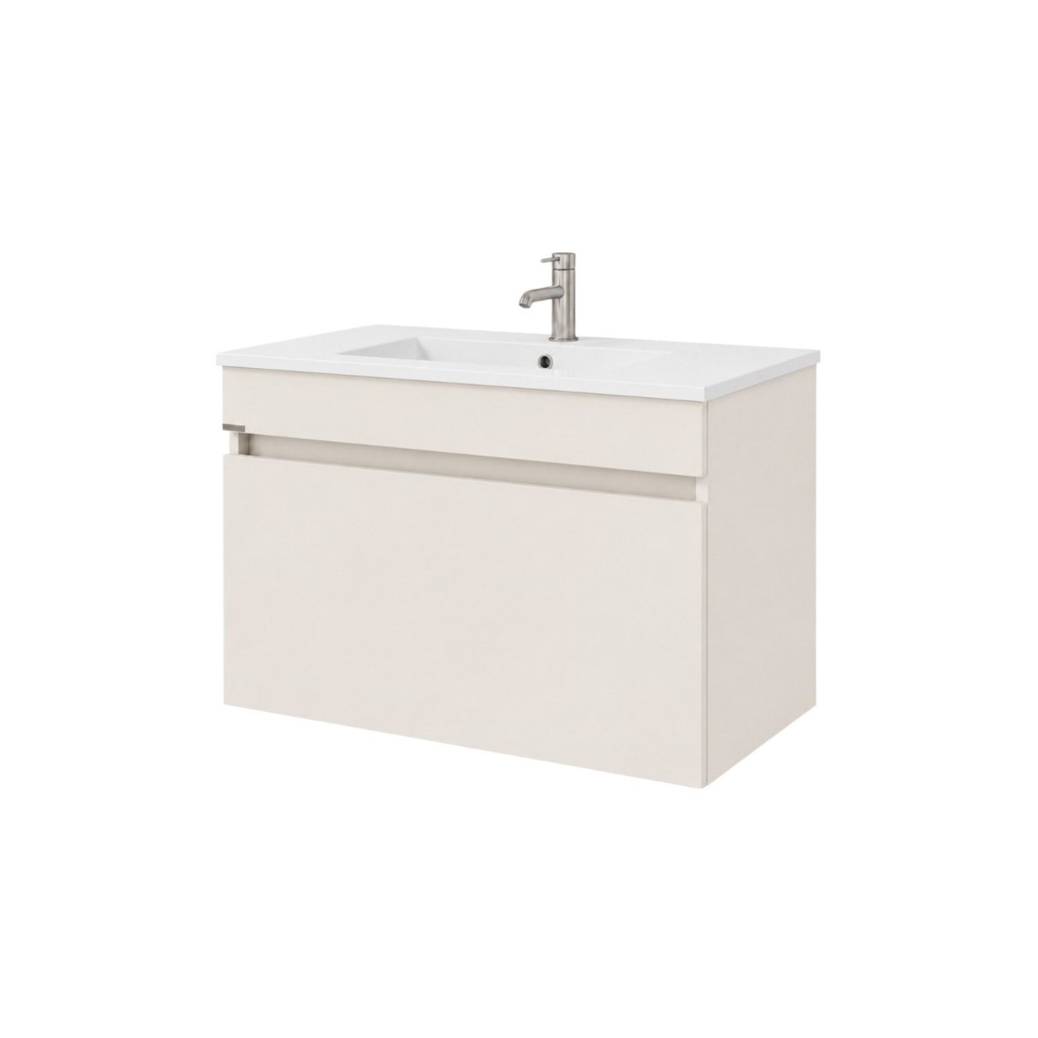 Vanitory De Colgar Monocomando Schneider Vitta 60 Cm Glaciar