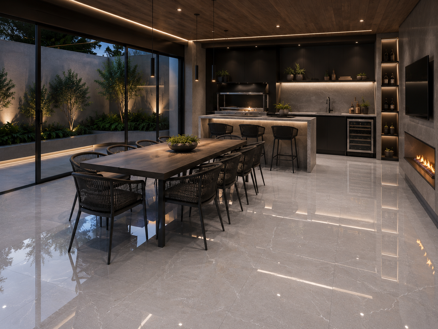 Porcelánico Lume 45x89 Tokio Gris