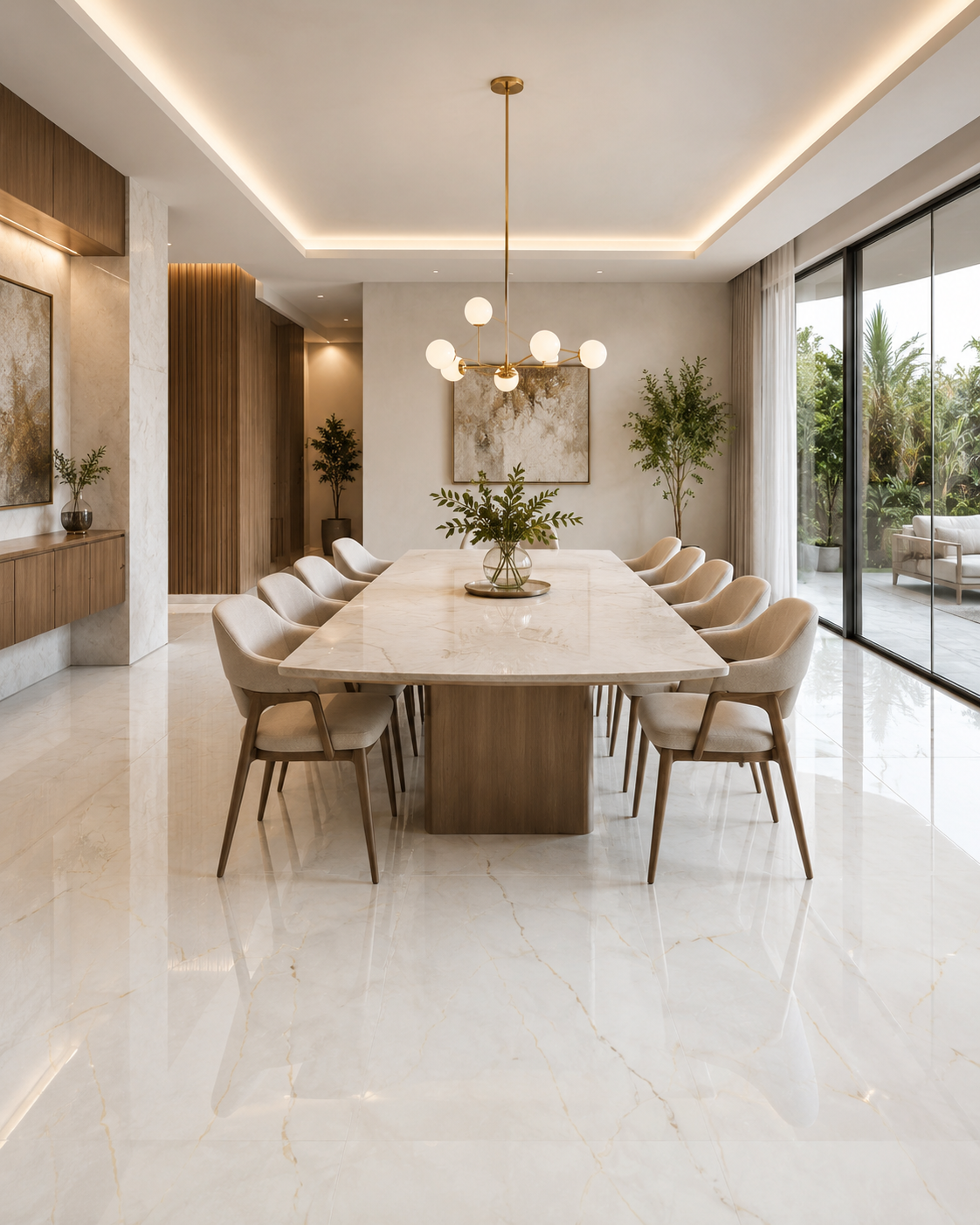 Porcelanico Lume 45x89 Artemis White