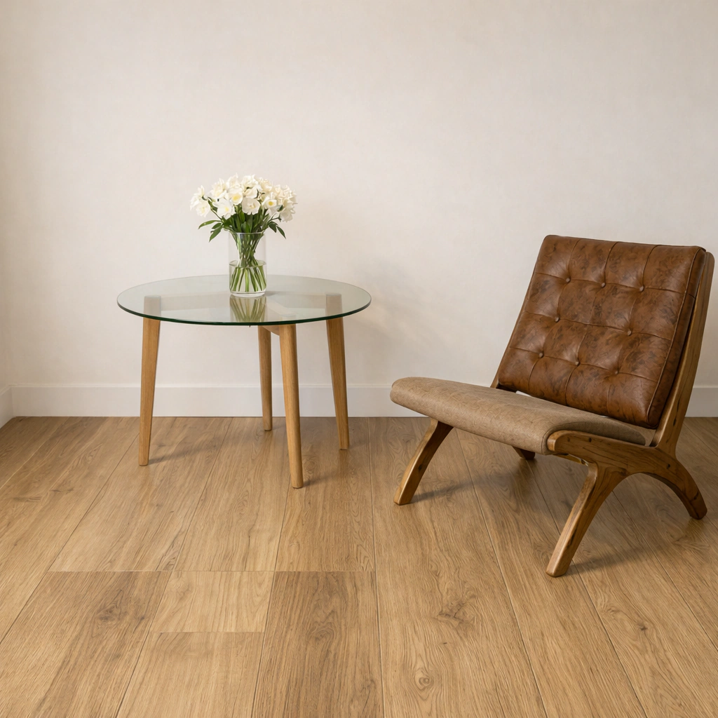 Porcelanato San Pietro Láminas 22x160 Madero Griggio Naturale
