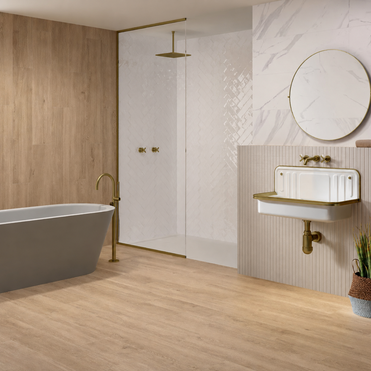 Porcelanato SPL 22x160 CHALTEN IVORY Símil madera