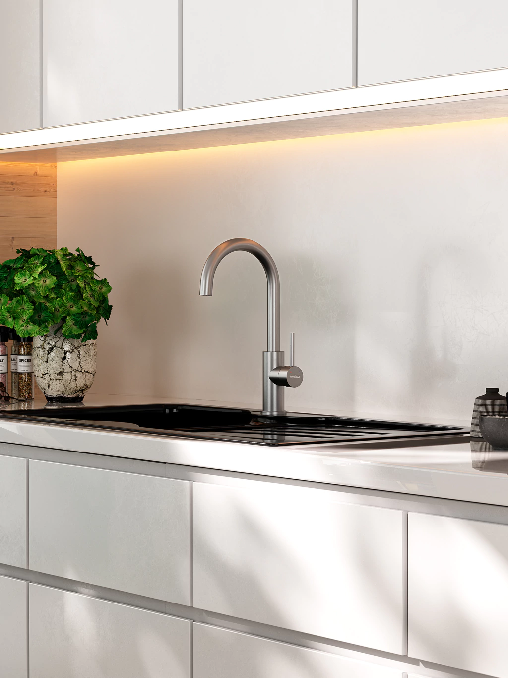 Griferia Monocomando Para Cocina Andez Smart 400.54.06