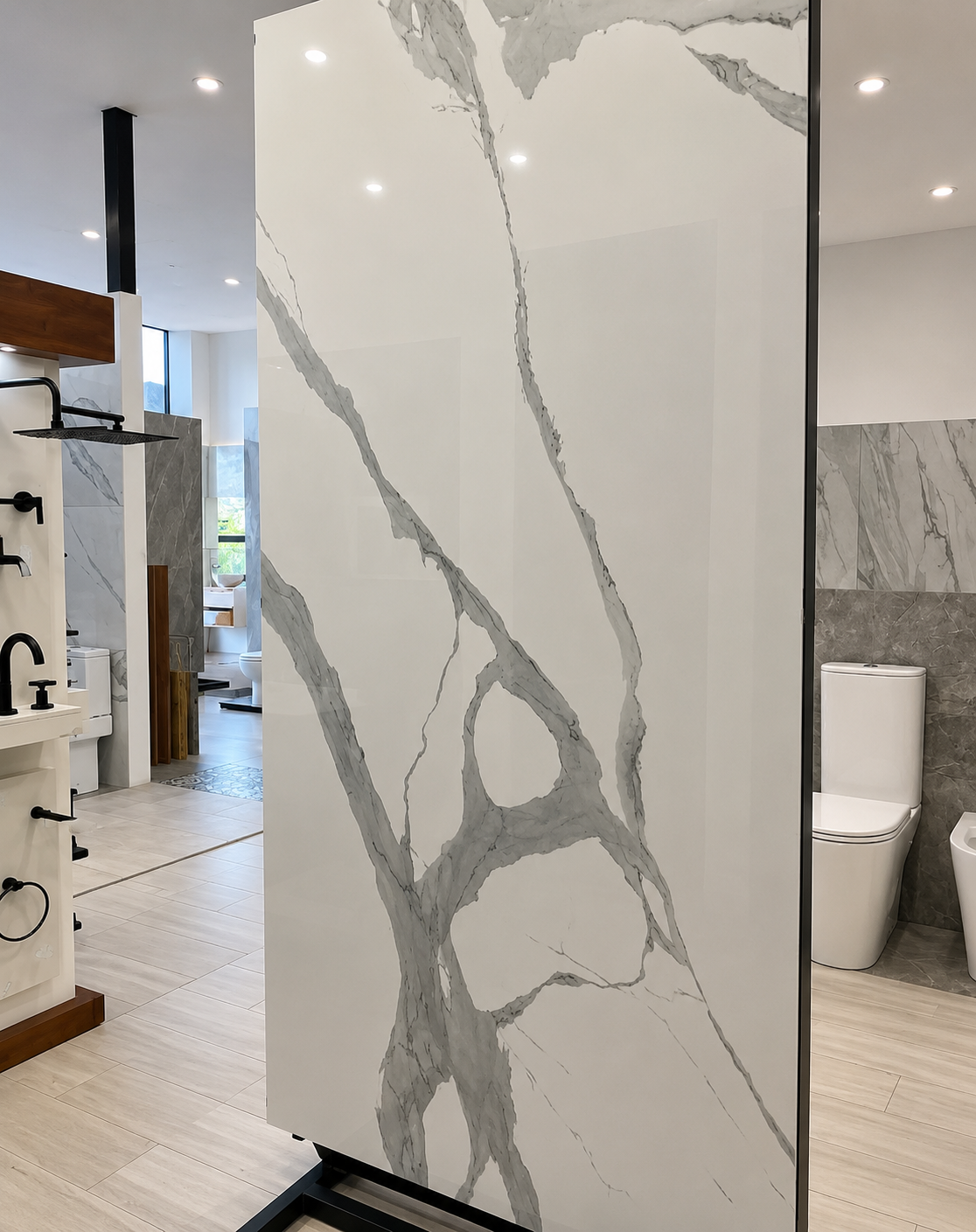 Porcelanato SPL 120x240 Calacatta White Pulido