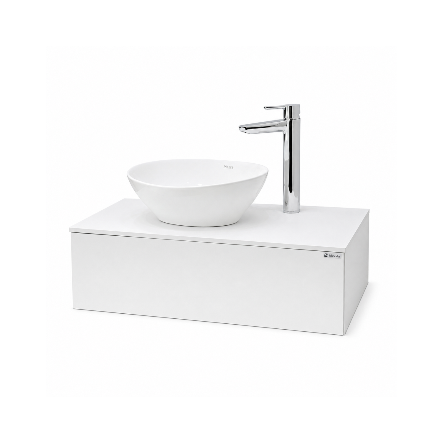 Mueble Vanitory De Colgar Schneider Zetta 60 Cm blanco