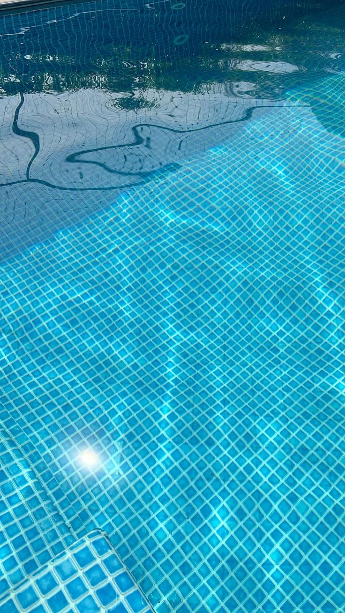 Venecitas Biseladas 2x2 Para Piscina Color Celeste